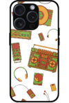 Music Accessories Vector Pattern Metal TPU Printed Case