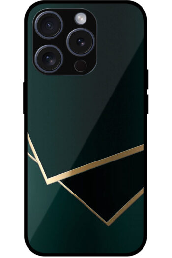 Abstract Glossy Metal Design Metal TPU Printed Case