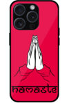 Namaste Vector Illustration Metal TPU Printed Case