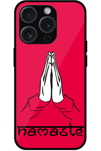 Namaste Vector Illustration Metal TPU Printed Case