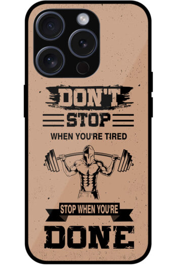 Weightlifting Men Vector Design Metal TPU Printed Case
