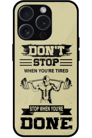 Weightlifting Men Vector Design Metal TPU Printed Case