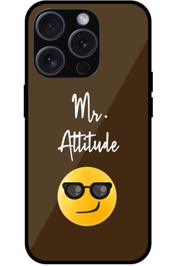 Emoji Mr. Attitude Vector Graphic Metal TPU Printed Case