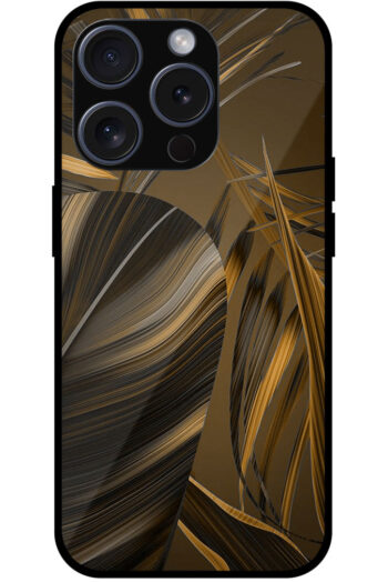 Abstract Peacock Feather Design Metal TPU Printed Case