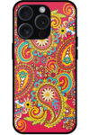 Paisley Pattern Artwork Metal TPU Printed Case