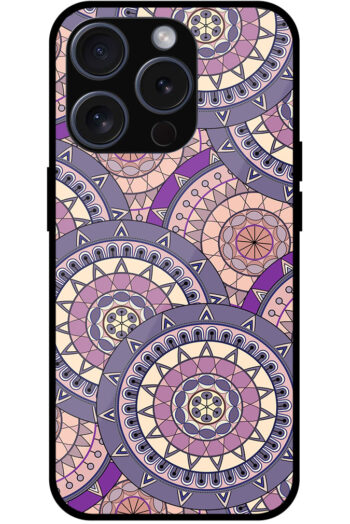 Ornate Floral Seamless Texture Metal TPU Printed Case