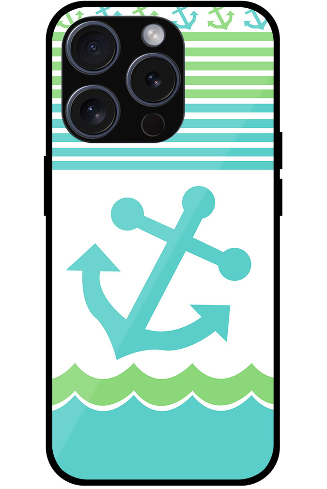 Heavy Ship Anchor Vector Design Metal TPU Printed Case