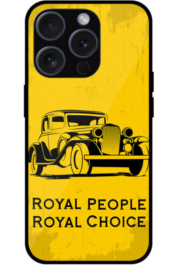 Classic Vintage Car Sketchart Metal TPU Printed Case