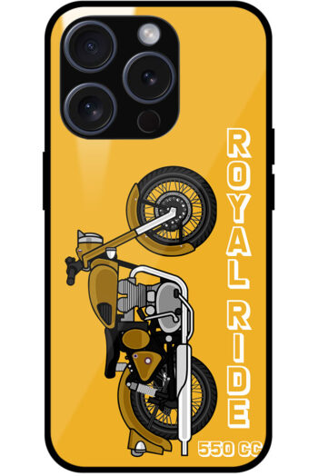 Royal Ride 550cc Motorbike Design Metal TPU Printed Case