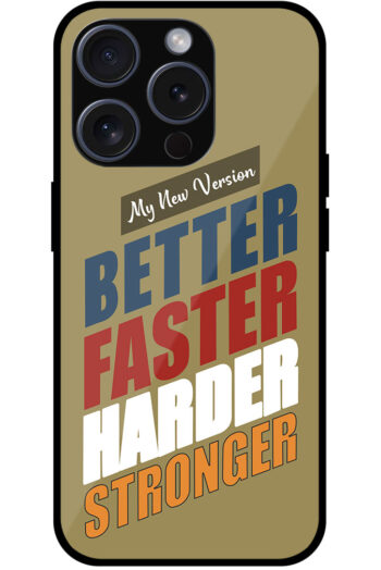 Better Faster Harder Stronger Metal TPU Printed Case