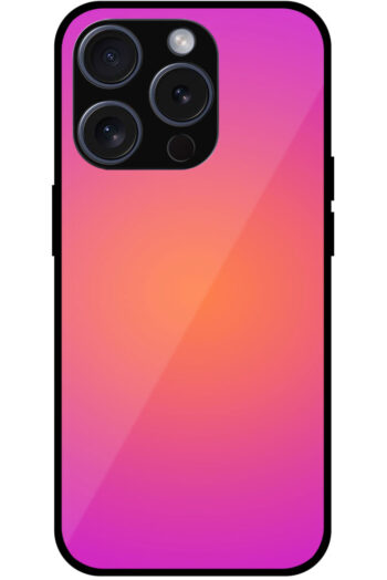 Aesthetic Colorful Gradient Design Metal TPU Printed Case