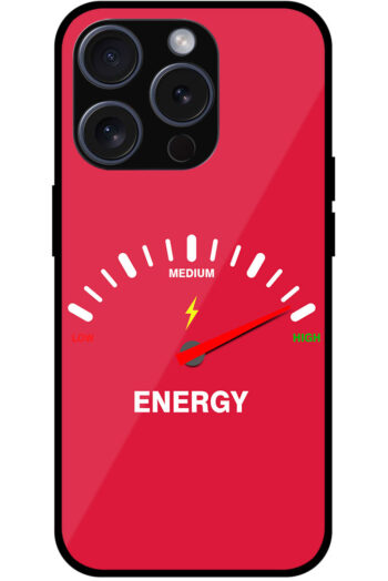 Energy Meter Vector Illustration Metal TPU Printed Case