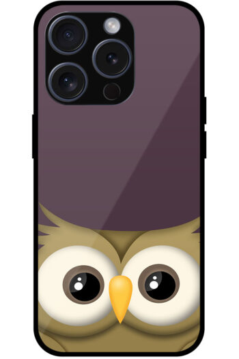 Elegant Vector Owl Illustration Metal TPU Printed Case