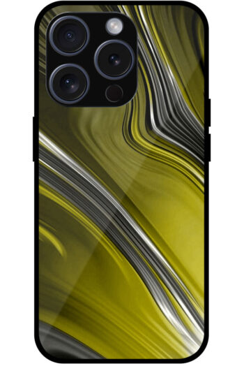 Modish Colorful Paintmix Design Metal TPU Printed Case