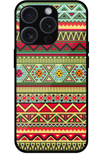 Ethnic Tribal Pattern Design Metal TPU Printed Case