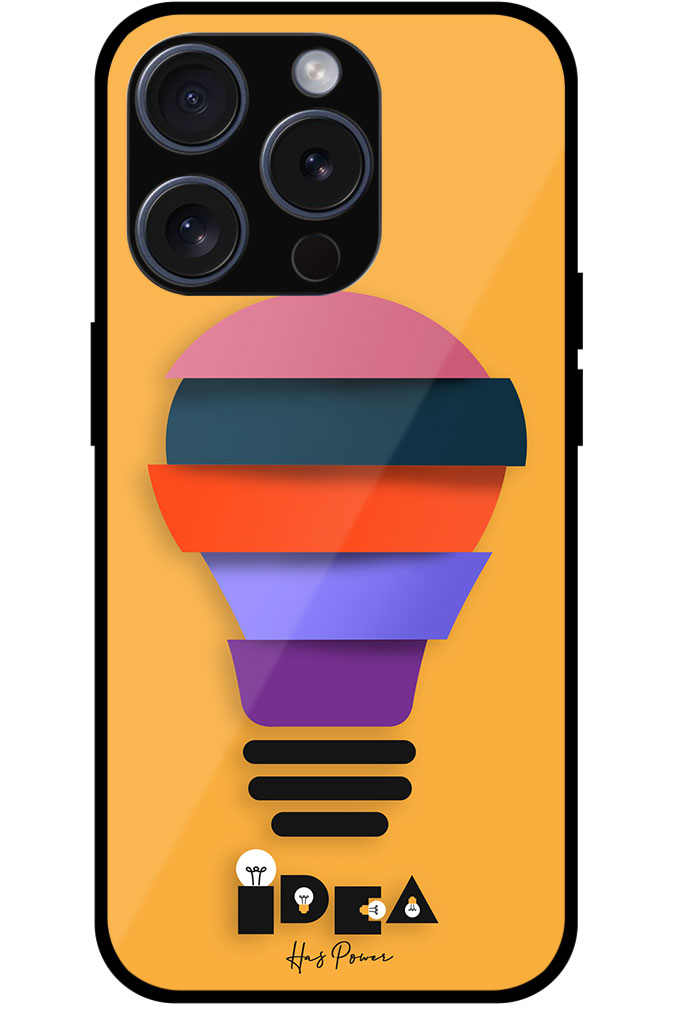 Idea Has Power Vectorart Metal TPU Printed Case