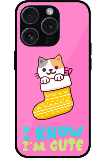 Cool Cat Christmas Stocking Artwork Metal TPU Printed Case