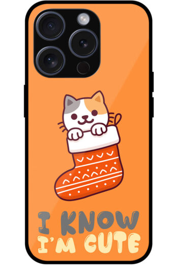 Cool Cat Christmas Stocking Artwork Metal TPU Printed Case