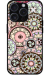 Multicolor Tribal Ring Pattern Design Metal TPU Printed Case