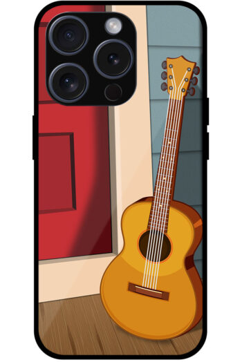 Acoustic Guitar Picture Art Metal TPU Printed Case