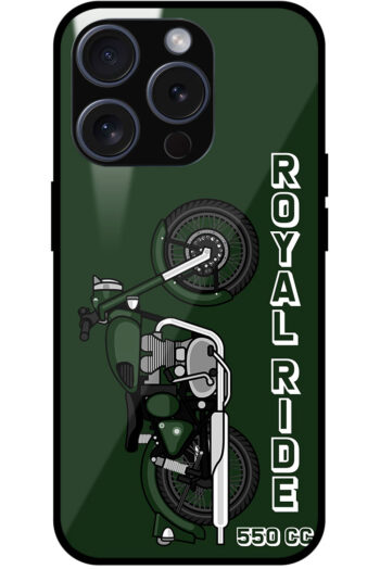 Royal Ride 550cc Motorbike Design Metal TPU Printed Case