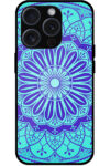 Circular Flower Mandala Design Metal TPU Printed Case
