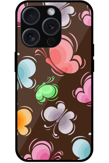 Unique Butterfly Pattern Metal TPU Printed Case