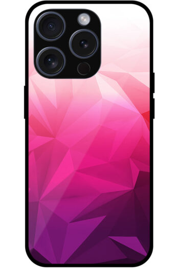 Colorful Crystal Pattern Metal TPU Printed Case