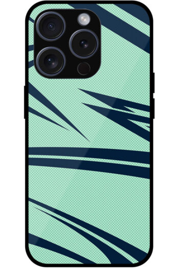 Abstract Blade Seamless Pattern Metal TPU Printed Case