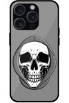 Ghost Hoodie Vector Skull Design Metal TPU Printed Case