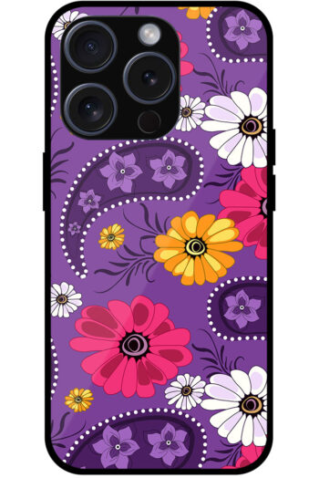 Daisy Flower Vector Illustration Metal TPU Printed Case