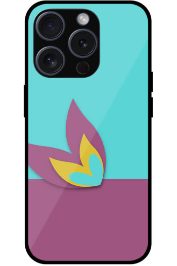 Tricolor Butterfly Icon Design Metal TPU Printed Case