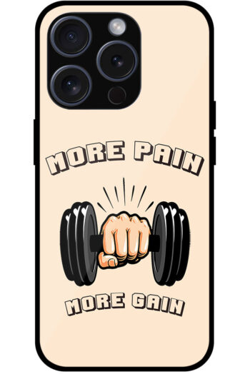 Heavy Dumbbell Graphic Design Metal TPU Printed Case