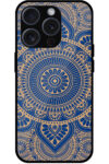 Elegant Gold Mandala Design Metal TPU Printed Case