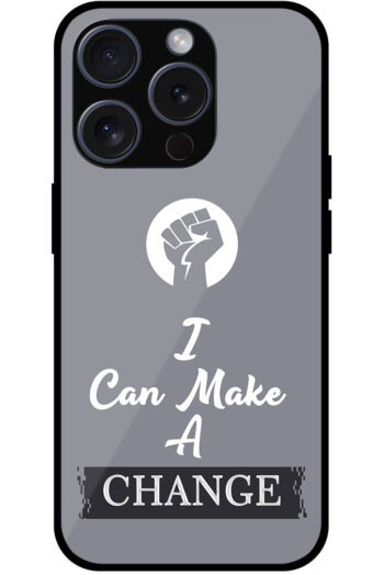 Powerpunch Inspirational Quote Metal TPU Printed Case