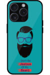 Cool Beard Vector Design Metal TPU Printed Case