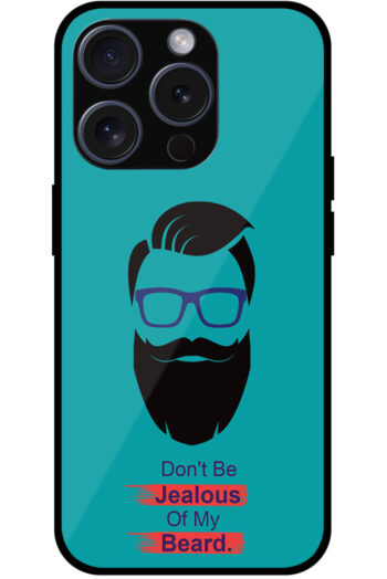 Cool Beard Vector Design Metal TPU Printed Case