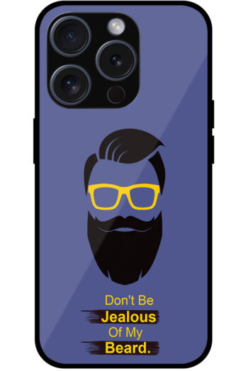 Cool Beard Vector Design Metal TPU Printed Case