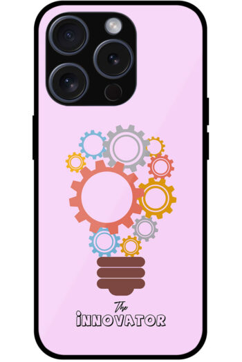 Innovator Bulb Gear Illustration Metal TPU Printed Case