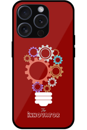 Innovator Bulb Gear Illustration Metal TPU Printed Case