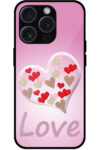 Love Multiheart Pattern Metal TPU Printed Case