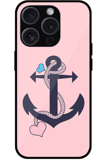 Nautical Anchor With Rope Metal TPU Printed Case