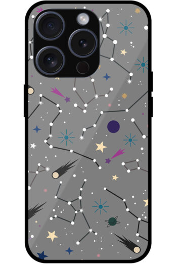 Aesthetic Star Constellations Wallpapers Metal TPU Printed Case
