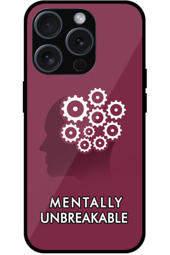 Human Head Gears Illustration Metal TPU Printed Case