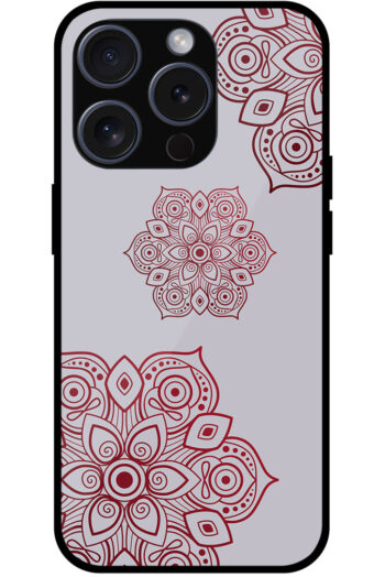 Artistic Mandala Rangoli Design Metal TPU Printed Case