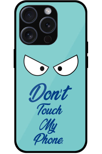 Angry Eyes Graphic Illustration Metal TPU Printed Case