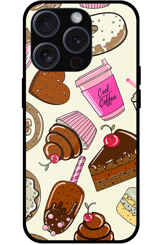 Bakery Love Wallpaper Metal TPU Printed Case