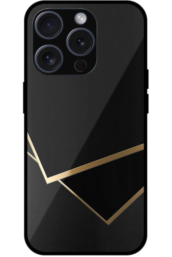 Abstract Glossy Metal Design Metal TPU Printed Case