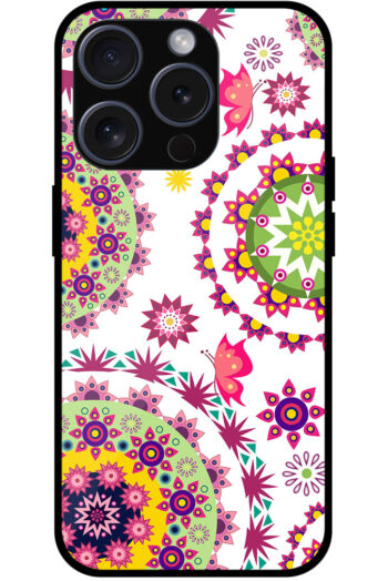 Striking Rangoli Colorful Artwork Metal TPU Printed Case