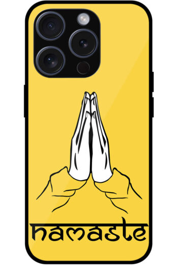 Namaste Vector Illustration Metal TPU Printed Case